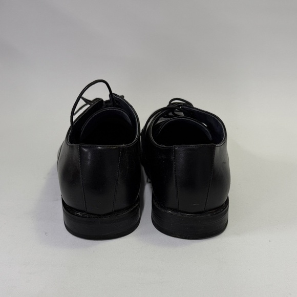 Bruno Marc Elegant Black Leather Men's Oxfords - Picture 5 of 8